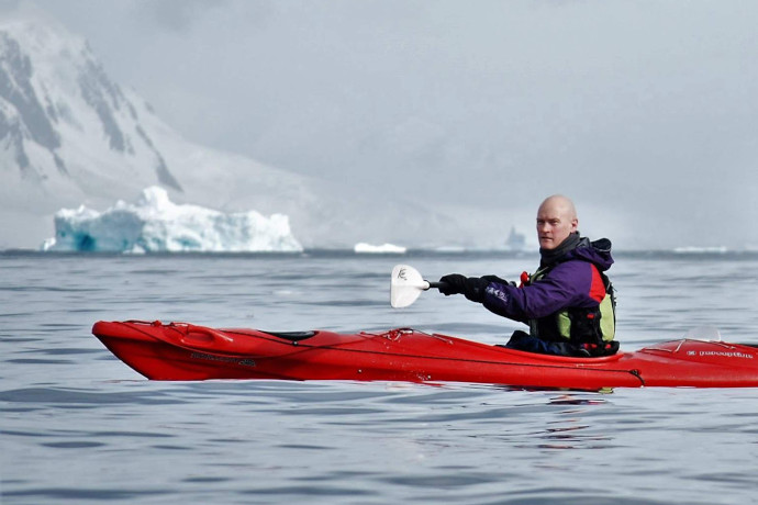 Kayaking in Antarctica